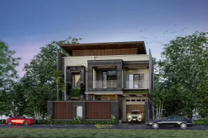 Modern Tropis Rocky House