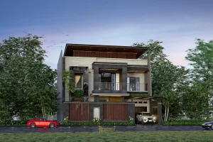 Modern Tropis Rocky House